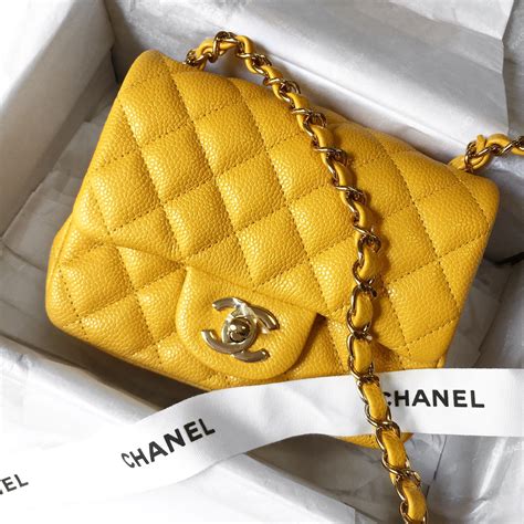 yellow caviar chanel bag|Handbags & Bags .